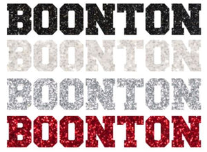 Boonton Tee Shirts - YOUTH SIZES ***GLITTER BOONTON***
