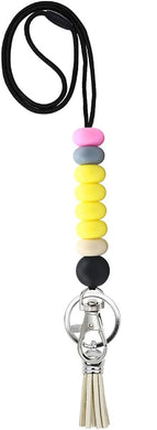 Teacher Lanyard with Pencil Colored Beads