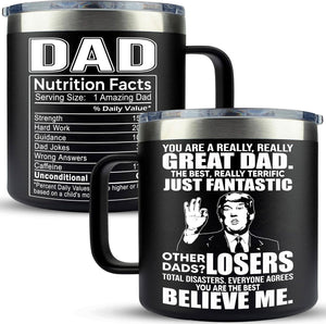 Trump - Dad 14oz Travel Mug - Choice of Three Designs