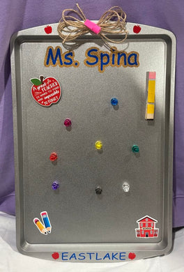 Personalized Hanging Teacher's Magnet Board