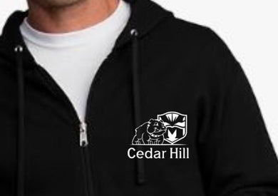 Cedar Hill Mascot Zip-Up Hoodie - ADULT & YOUTH