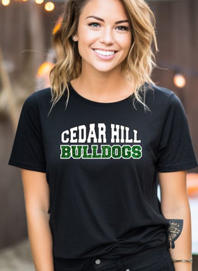 Cedar Hill Tee - CH Bulldogs w/Glitter