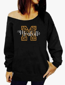 Montville Off-the-Shoulder Sweatshirt