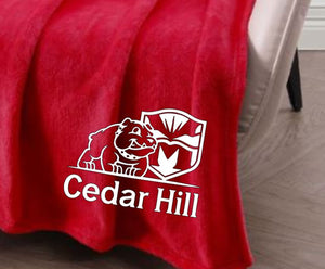 Cedar Hill School Throw Blanket