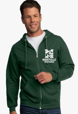 Montville Mustang Zip-Up Hoodie - ADULT & YOUTH