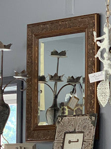 Brown Framed Mirror