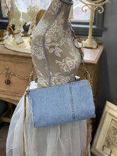 Handmade Jeans Purse "Applique"