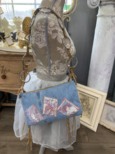 Handmade Jeans Purse "Applique"