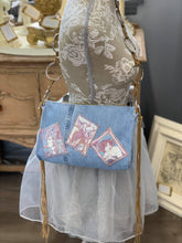 Handmade Jeans Purse "Applique"