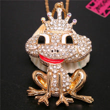 Betsey Johnson Prince Frog Necklace