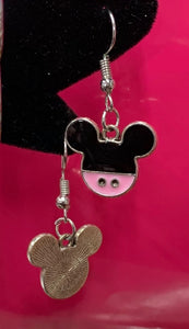 Minnie Earrings with enamel