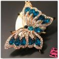 Betsey Johnson Aqua Crystal Necklace