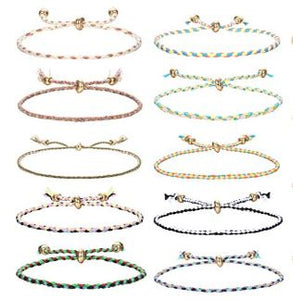 Wish Bracelet - Cotton or Straw