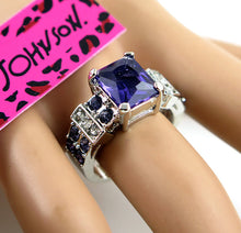 Betsey Johnson Purple Stone Ring - Size 8