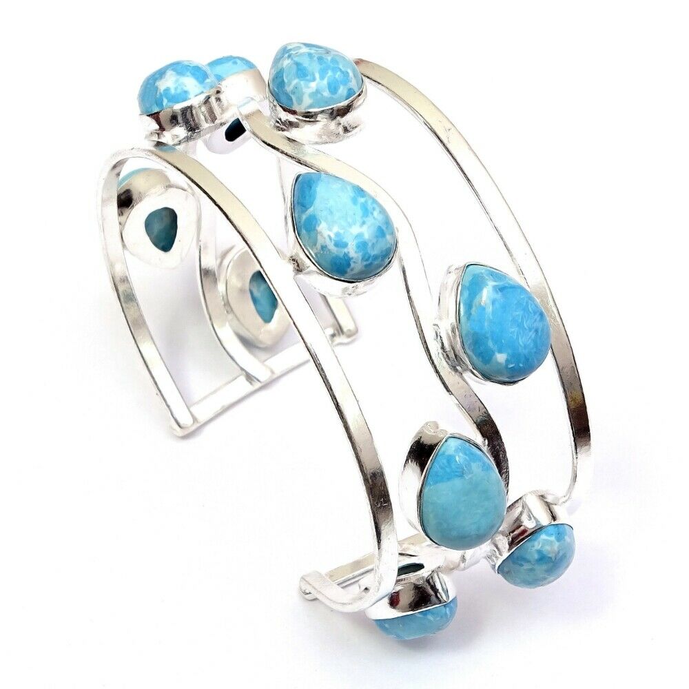 Larimar Large Bangle Bracelet