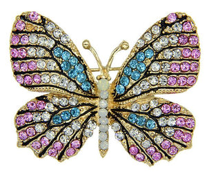 Pastel Butterfly Pin