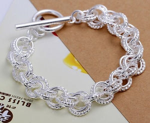 Triple Ring Chain Bracelet