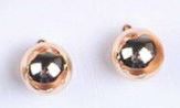 Goldtone Ball Earrings