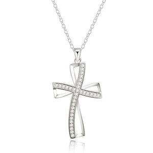 Rhinestoned Cross