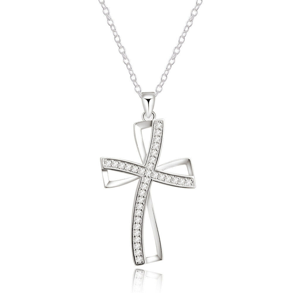 Rhinestoned Cross