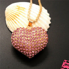 Betsey Johnson 3D Rhinestone Heart