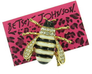 Betsey Johnson Bumble Bee Pin