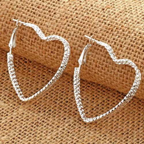 Triple Heart Hoop Earrings