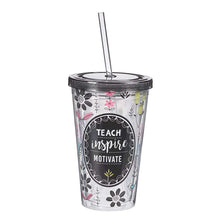 Teacher Tumbler:  Teach, Inspire, Motivate