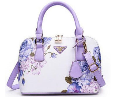 Purple Floral Bag
