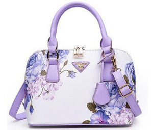 Purple Floral Bag