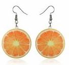 Orange Slice Earrings