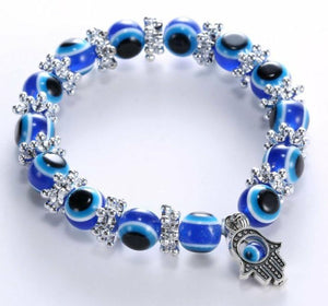 Stretchy Evil Eye Bead Bracelet