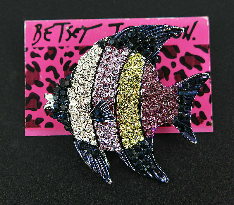 Betsey Johnson Fish Brooch