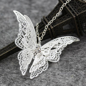 3D Butterfly Necklace