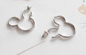 Mickey Hoop Earrings