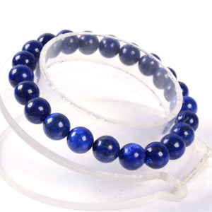 Lapis Lazuli 8mm Beaded Bracelet