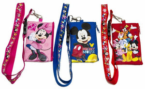 Disney Character Lanyard & Zippered Pouch