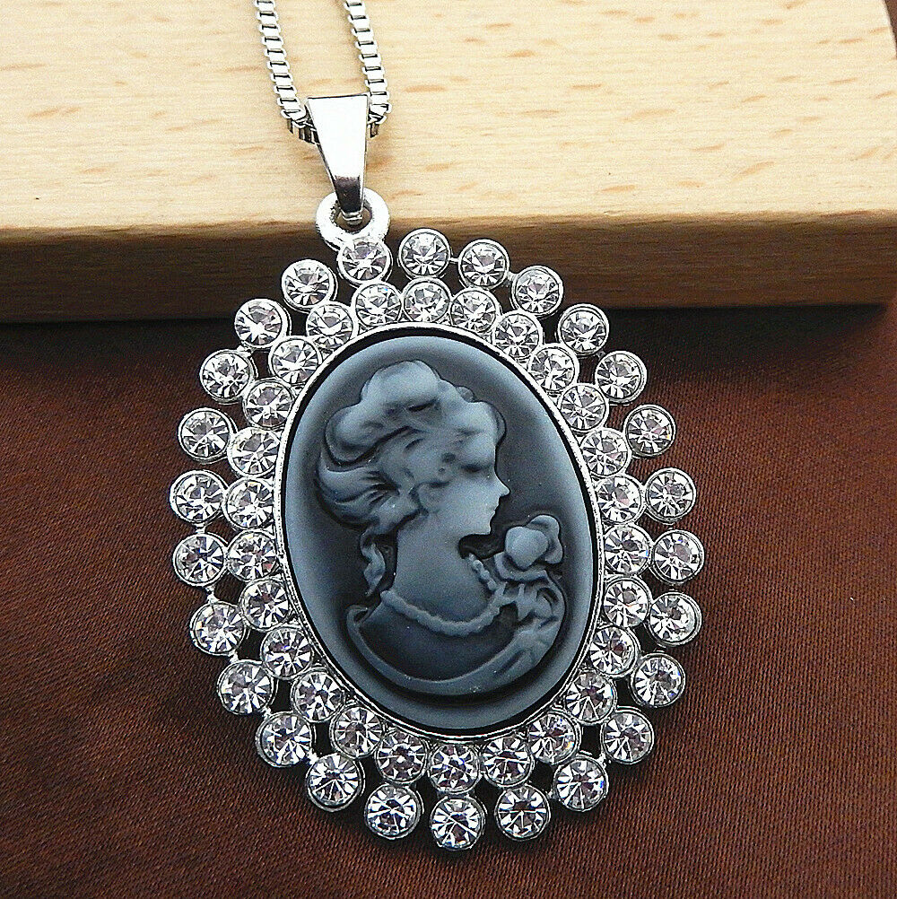 Betsey Johnson Cameo Necklace