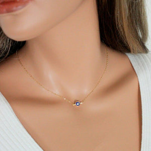 Mini Evil Eye Necklace