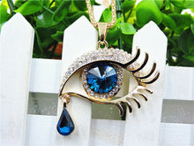 Betsey Johnson Evil Eye Necklace - Goldtone