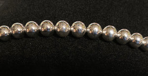 Silver Beaded Bracelet