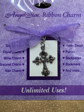 Ribbon Charm - Cross