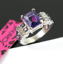 Betsey Johnson Purple Stone Ring - Size 8
