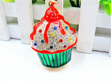 Betsey Johnson Cupcake Pendant Necklace