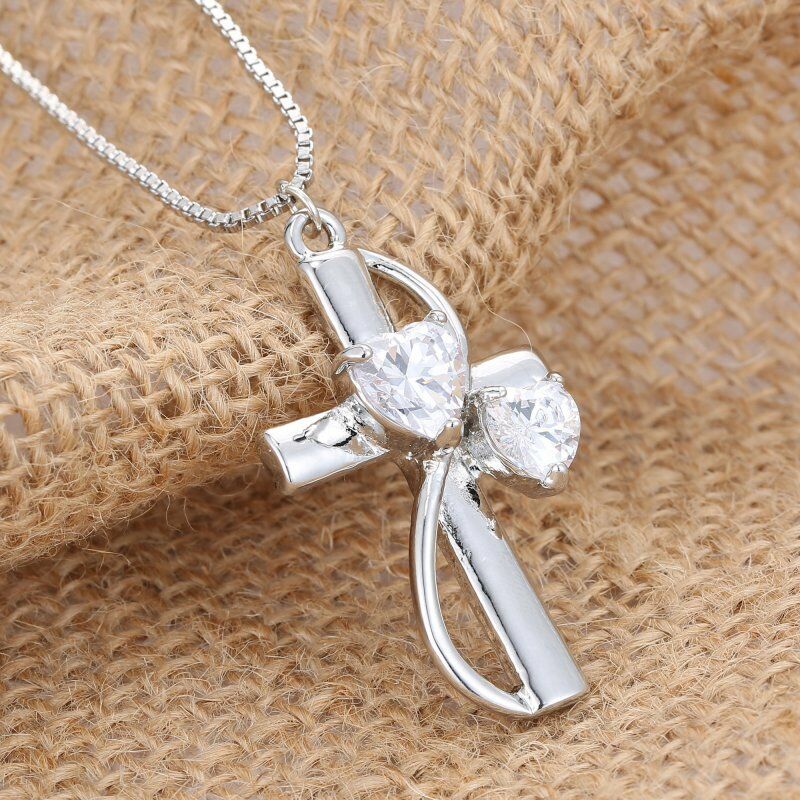 Cross with Hearts