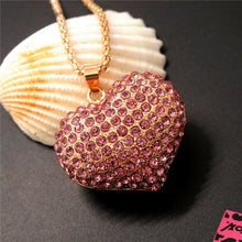 Betsey Johnson 3D Rhinestone Heart