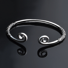 Carved Bangle Bracelet