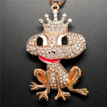 Betsey Johnson Prince Frog Necklace