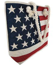 American Flag Tote Bag