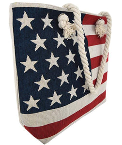 American Flag Tote Bag